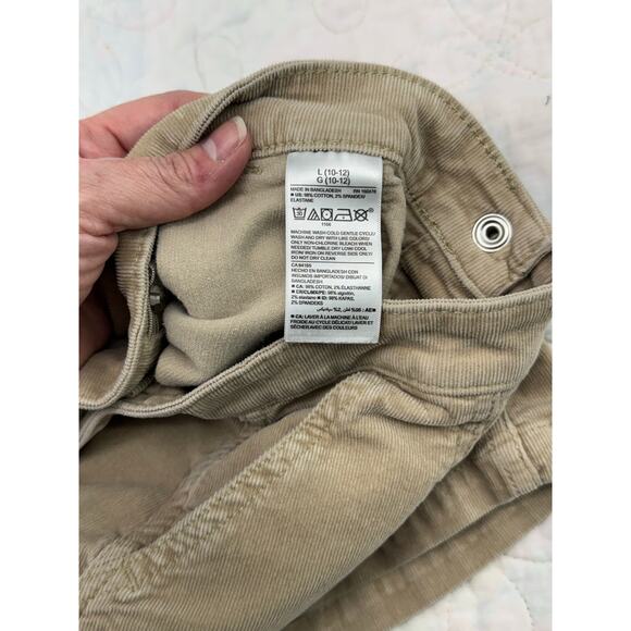 Girls L (10-12) old navy button down corduroy skirt - Picture 7 of 10